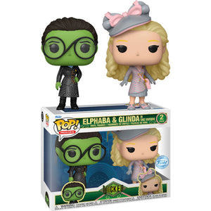 Wicked (2024) - Glinda & Elphaba in Shiz Uniform US Exclusive Pop! 2-Pack