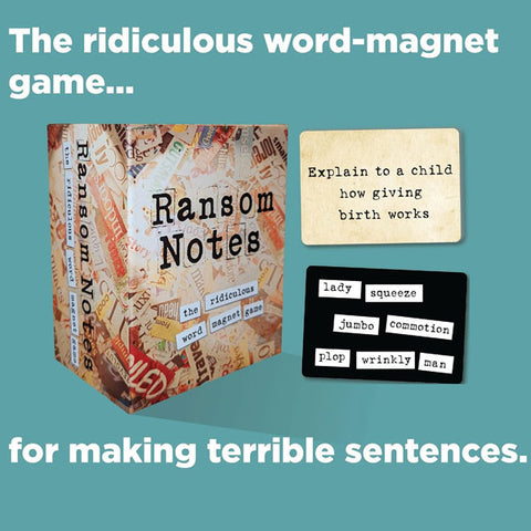 Image of Ransom Notes The Ridiculous Word Magnet Game