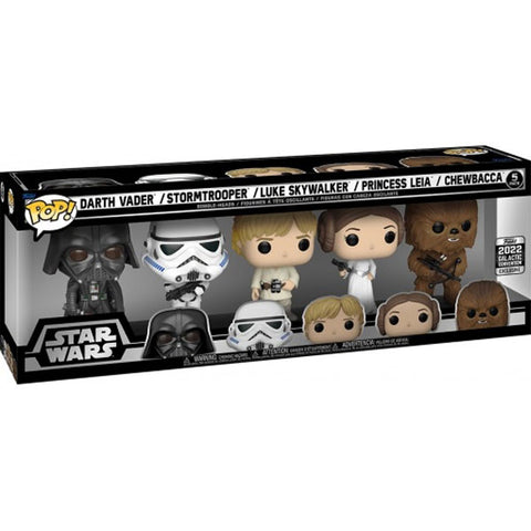 Image of Star Wars - Star Wars Celebration 2022 Exclusive Pop! Vinyl 5-Pack