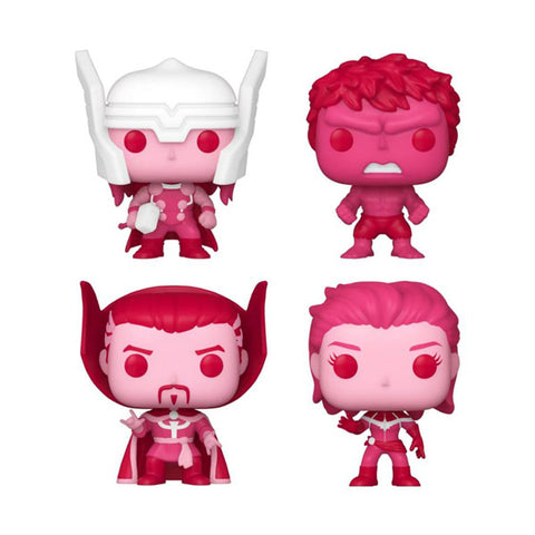 Image of Marvel - Valentines Day US Exclusive Pocket Pop! 4-Pack