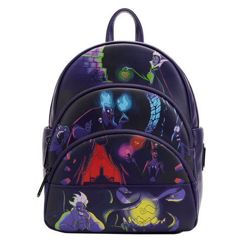 Image of Disney Villains - Triple Pocket Glow Mini Backpack