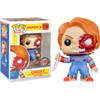 Child's Play - Chucky Half Battle Damaged US Exclusive Pop - 798