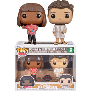 Parks & Rec - Treat yo'self US Exclusive Pop! Vinyl 2-Pack