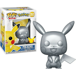 Pokemon - Pikachu Silver Metallic 25th Anniversary Pop - 353